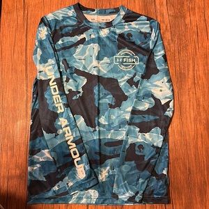 Under Armour long sleeved fishing wear for boys